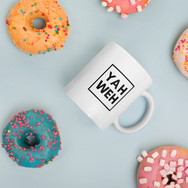 Regular Mug - With Black YAHWEH Print - Imagen 2