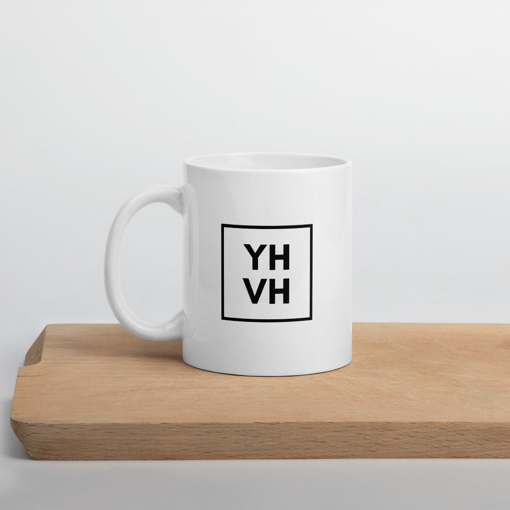 Regular Mug - With Black YHVH Print - Image 5