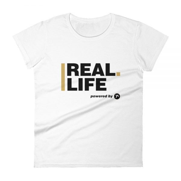 Women's Short Sleeve T-Shirt - In Christ Real Life - immagine 4