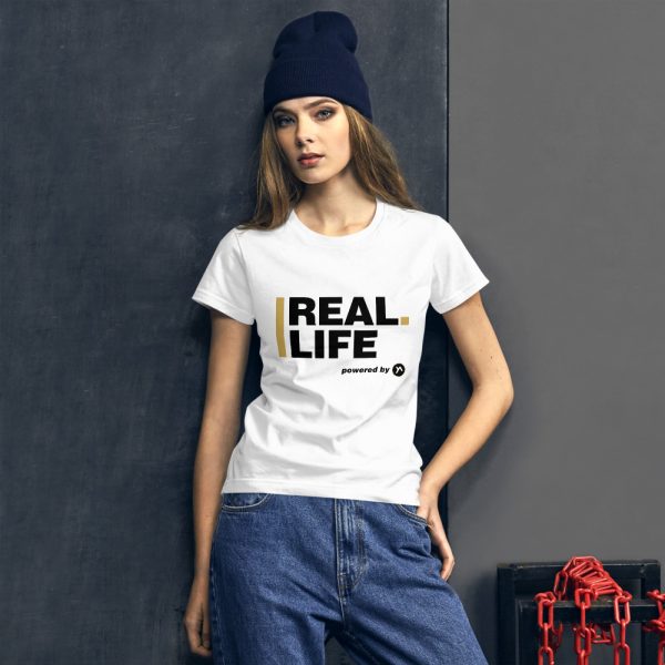 Women's Short Sleeve T-Shirt - In Christ Real Life - immagine 5
