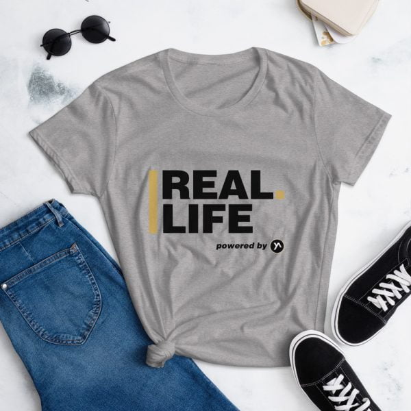 Women's Short Sleeve T-Shirt - In Christ Real Life - immagine 7