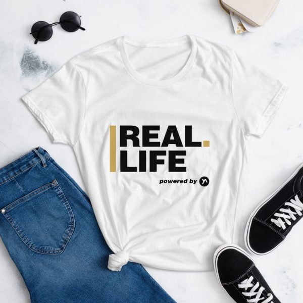 Women's Short Sleeve T-Shirt - In Christ Real Life