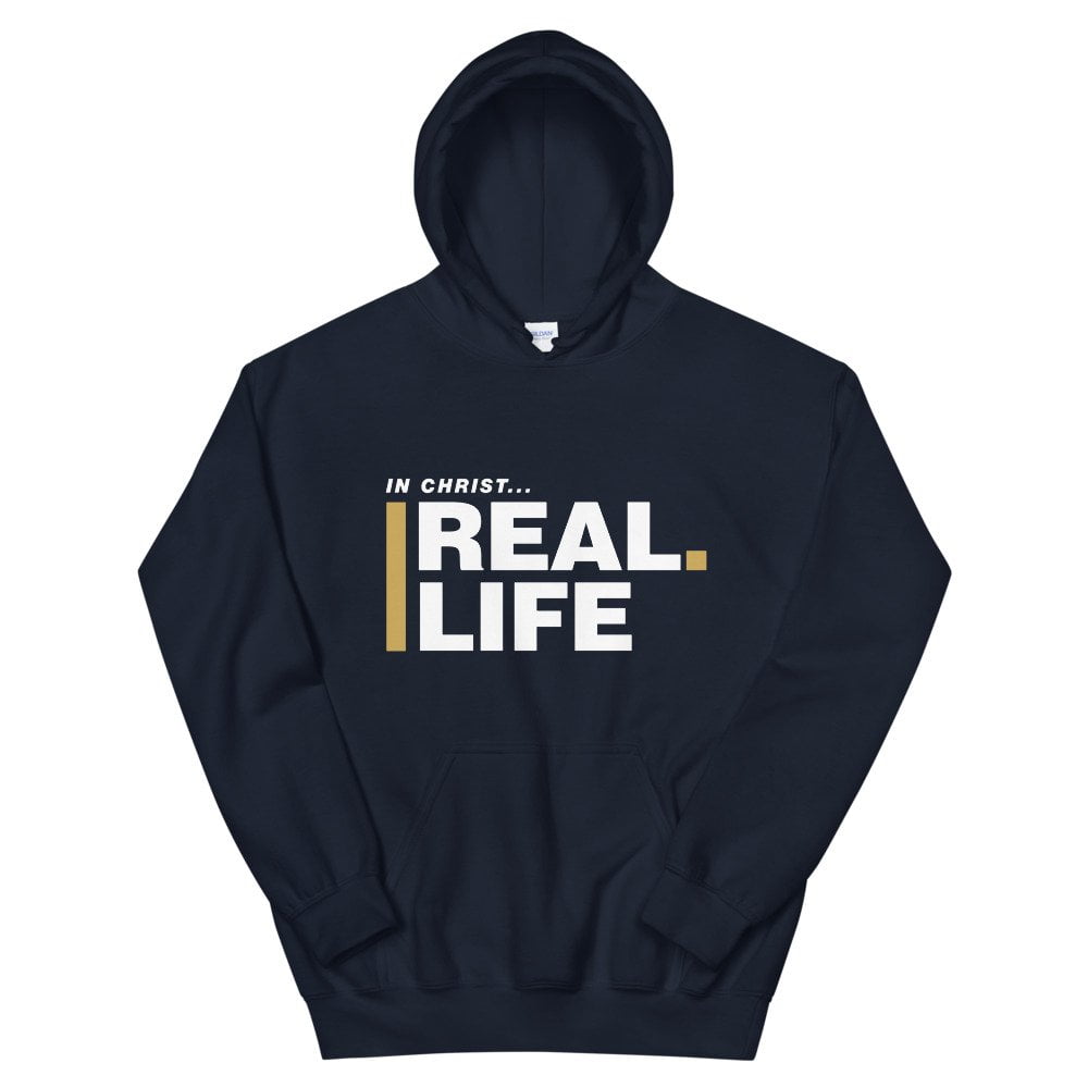 Unisex Hoodie – In Christ Real Life – Front Print - Image 5