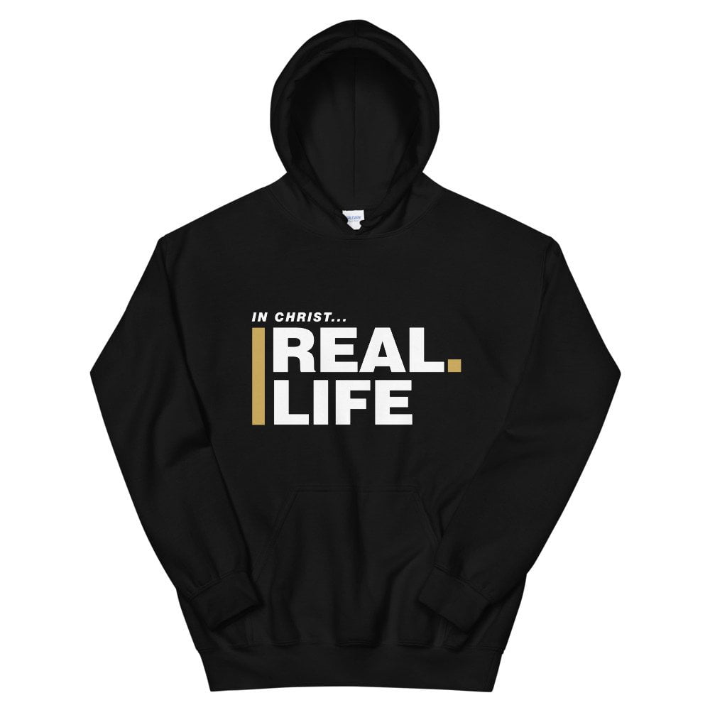 Unisex Hoodie – In Christ Real Life – Front Print