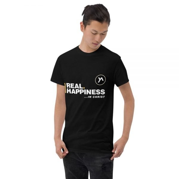 Gildan 2000 Unisex Disciple T-Shirt - Real Hapiness In Christ - Image 3