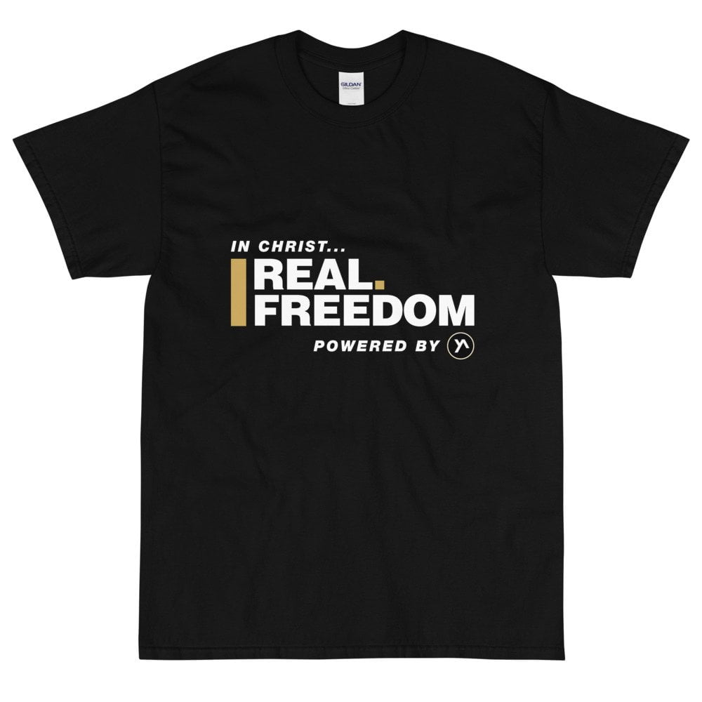 Gildan 2000 Unisex Disciple T-Shirt - In Christ Real Freedom - immagine 2