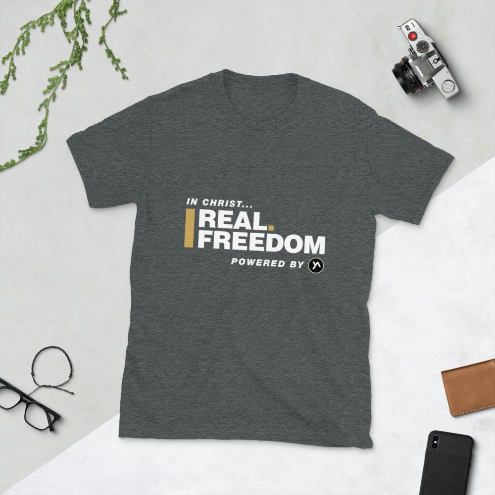 Short-Sleeve Unisex Disciple T-Shirt - In Christ Real Freedom – Bild 7