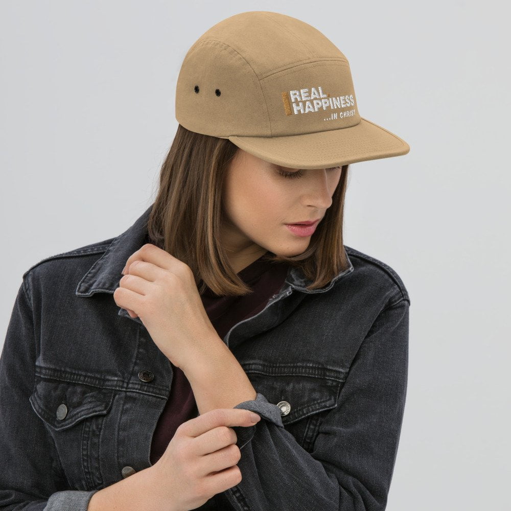 Five Panel Cap - Real Happiness In Christ
