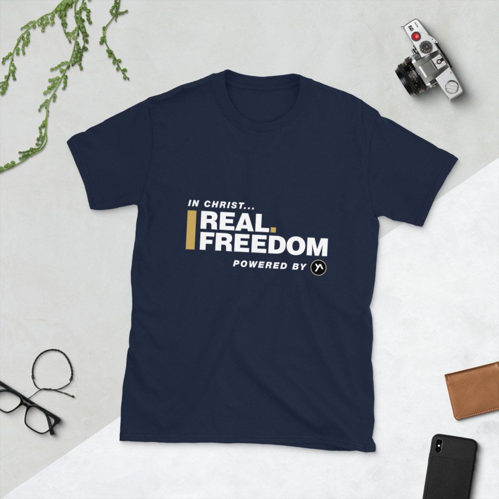 Short-Sleeve Unisex Disciple T-Shirt - In Christ Real Freedom – Bild 6
