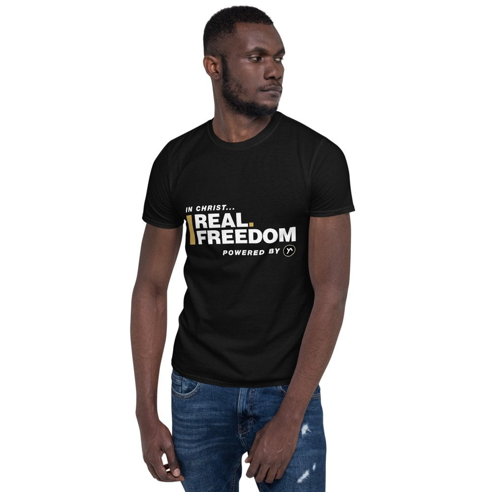 Short-Sleeve Unisex Disciple T-Shirt - In Christ Real Freedom – Bild 4