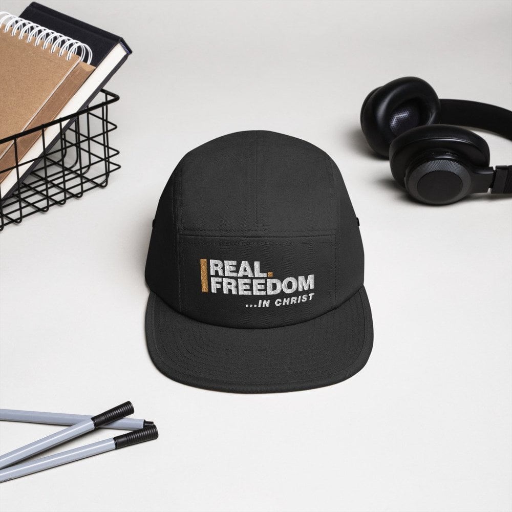 Five Panel Cap - Real Freedom In Christ - Image 10