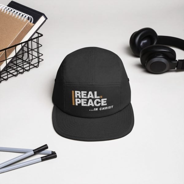 Five Panel Cap - Real Peace In Christ - Image 2