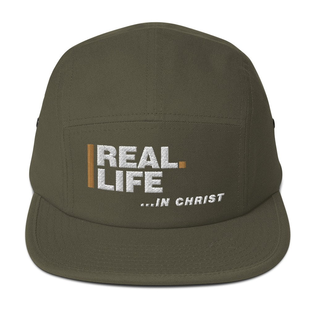 Five Panel Cap - Real Life In Christ - Image 2