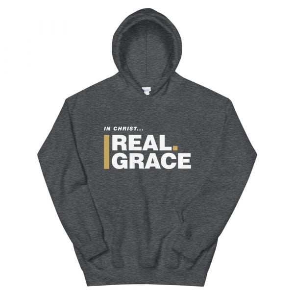 Unisex Hoodie - In Christ Real Grace – Front Only
