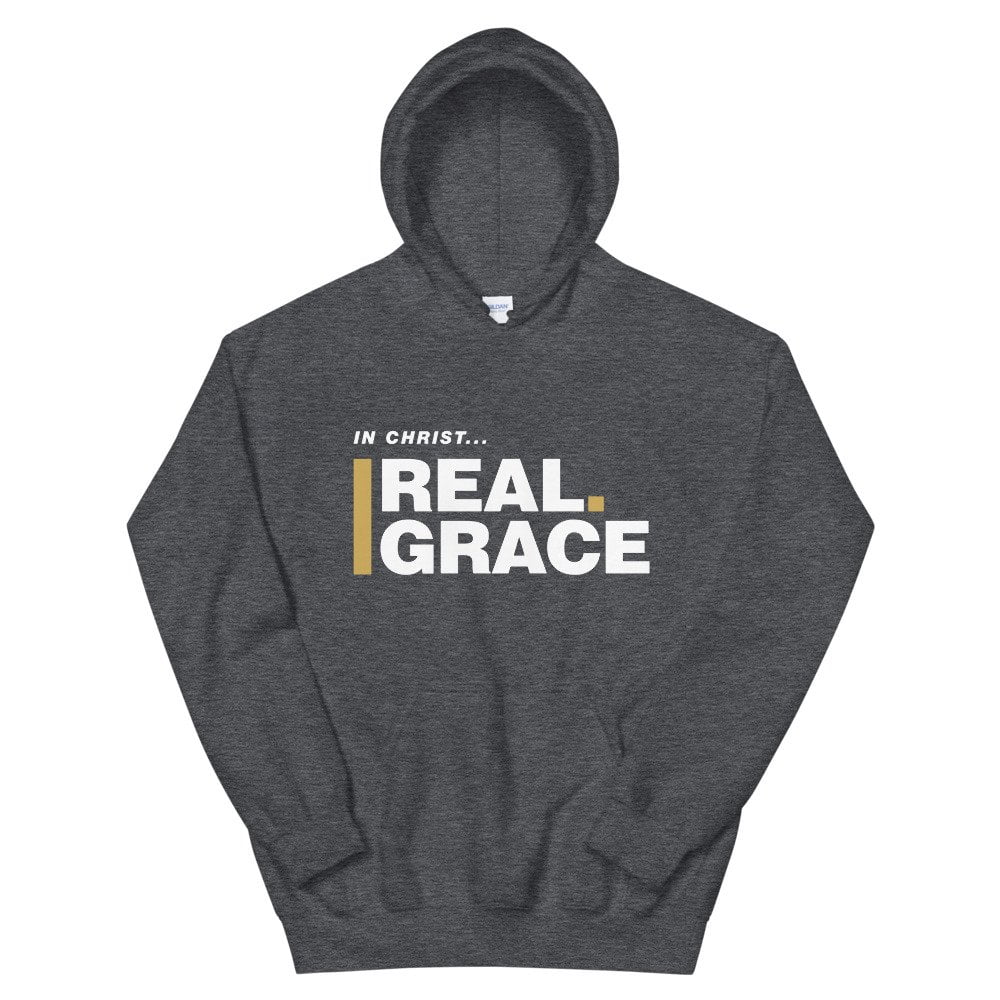 Unisex Hoodie - In Christ Real Grace – Front Only