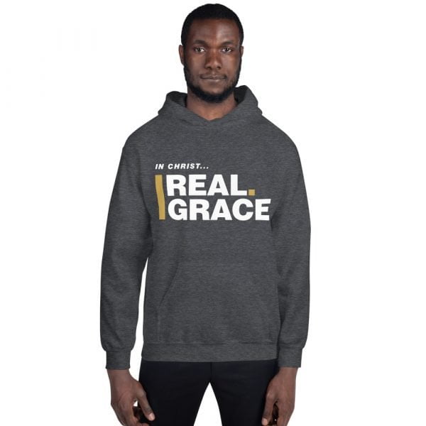 Unisex Hoodie - In Christ Real Grace – Front Only - Afbeelding 11