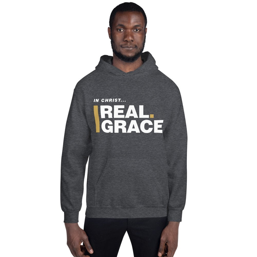 Unisex Hoodie - In Christ Real Grace – Front Only - Afbeelding 11