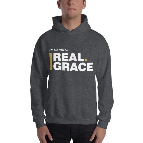Unisex Hoodie - In Christ Real Grace – Front Only - Afbeelding 12