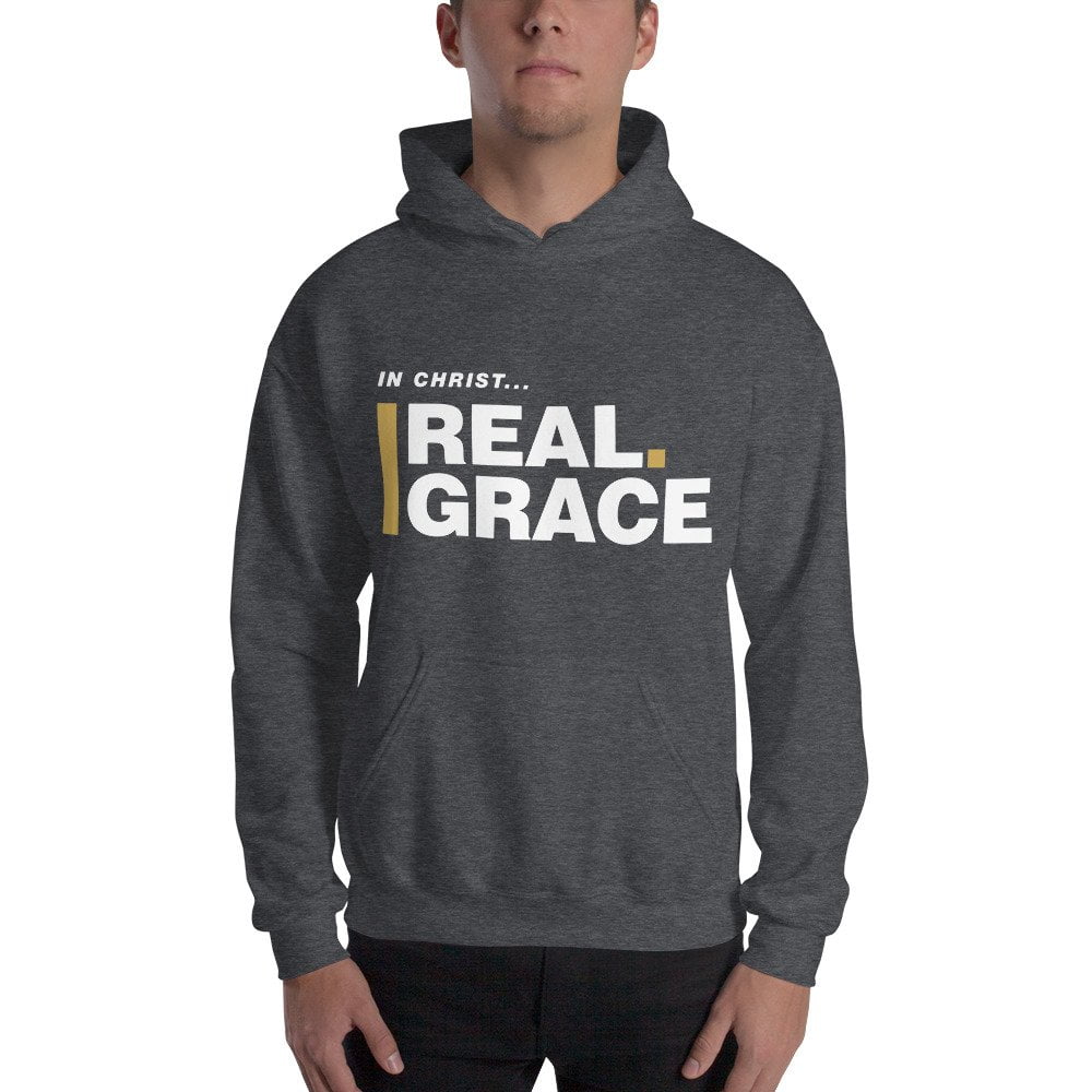 Unisex Hoodie - In Christ Real Grace – Front Only - Afbeelding 12