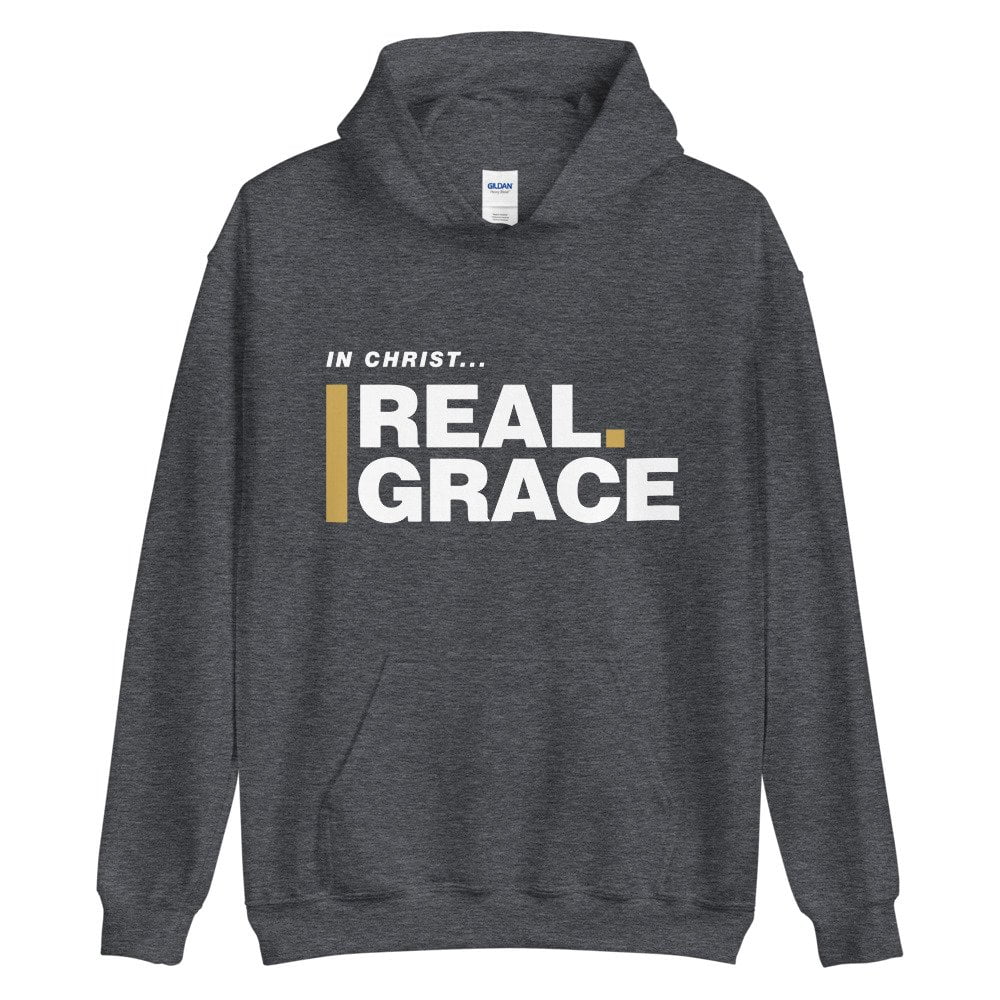 Unisex Hoodie - In Christ Real Grace – Front Only - Afbeelding 17