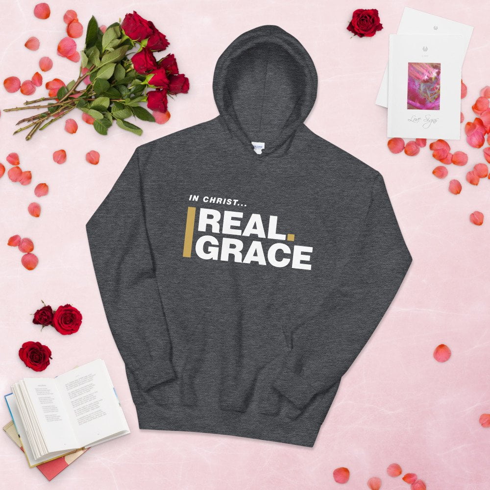 Unisex Hoodie - In Christ Real Grace – Front Only - Afbeelding 18