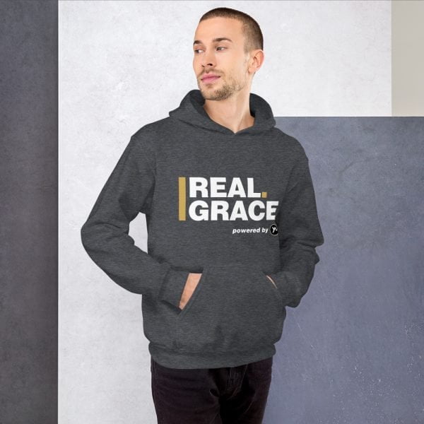 Unisex Hoodie - In Christ Real Grace - Front & Back - Imagen 2