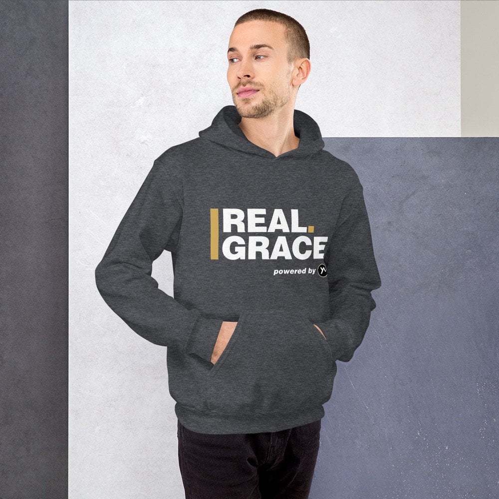 Unisex Hoodie - In Christ Real Grace - Front & Back - Imagen 2