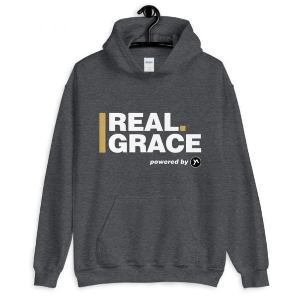Unisex Hoodie - In Christ Real Grace - Front & Back - Imagen 4
