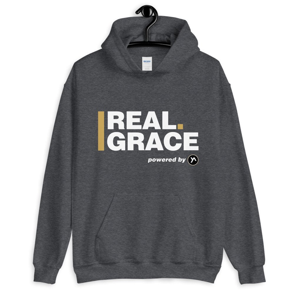 Unisex Hoodie - In Christ Real Grace - Front & Back - Imagen 4