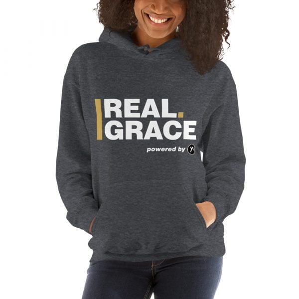 Unisex Hoodie - In Christ Real Grace - Front & Back - Imagen 10