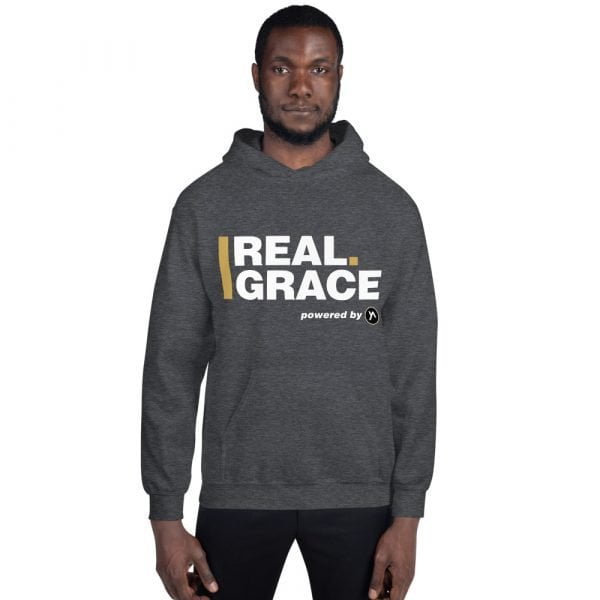 Unisex Hoodie - In Christ Real Grace - Front & Back - Imagen 11