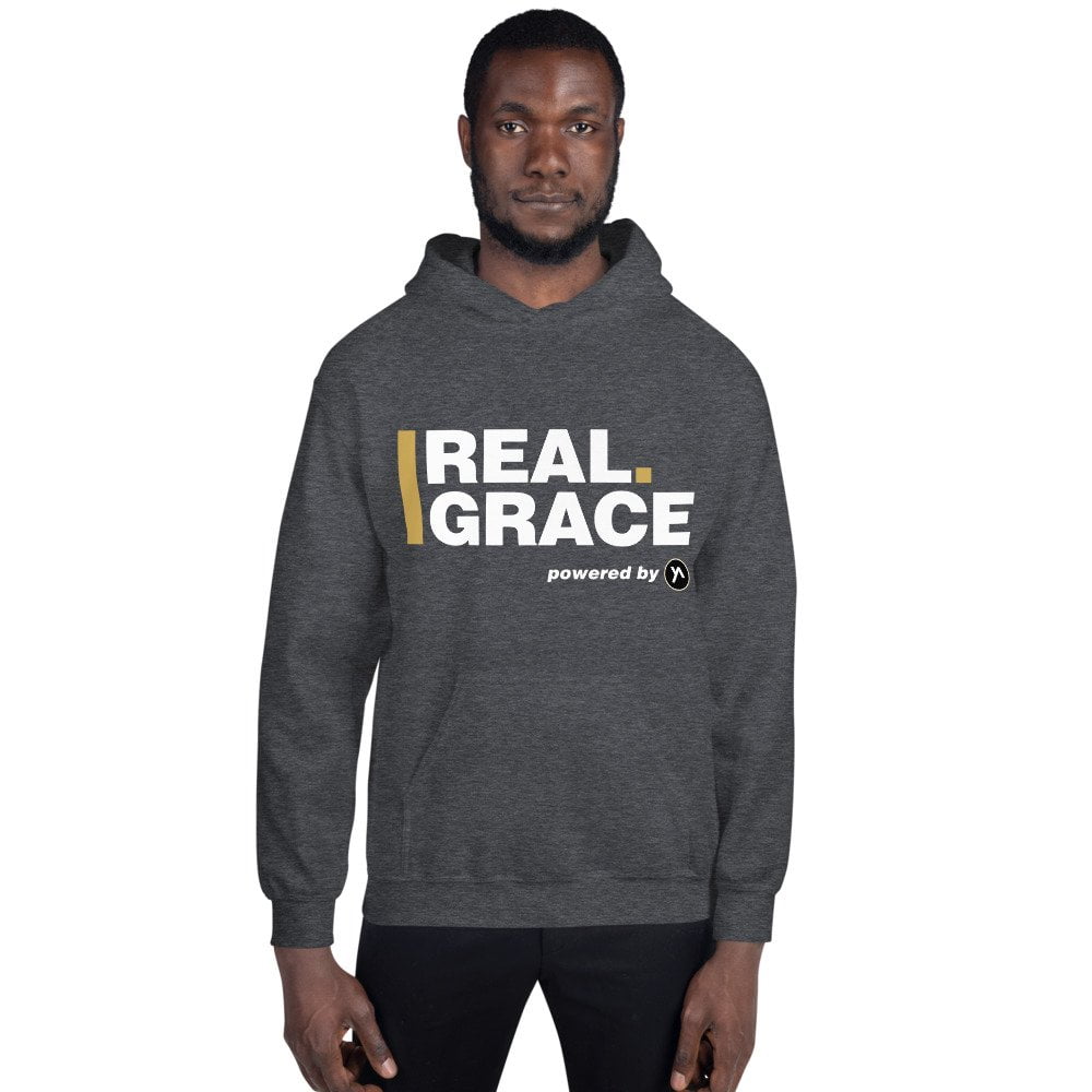 Unisex Hoodie - In Christ Real Grace - Front & Back - Imagen 11