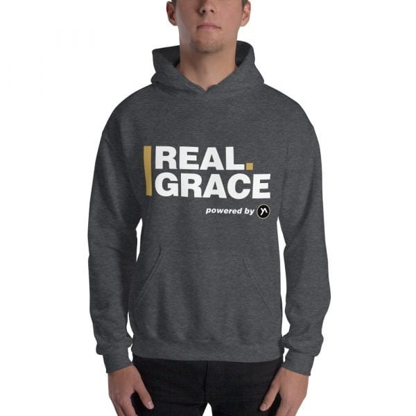 Unisex Hoodie - In Christ Real Grace - Front & Back - Imagen 12