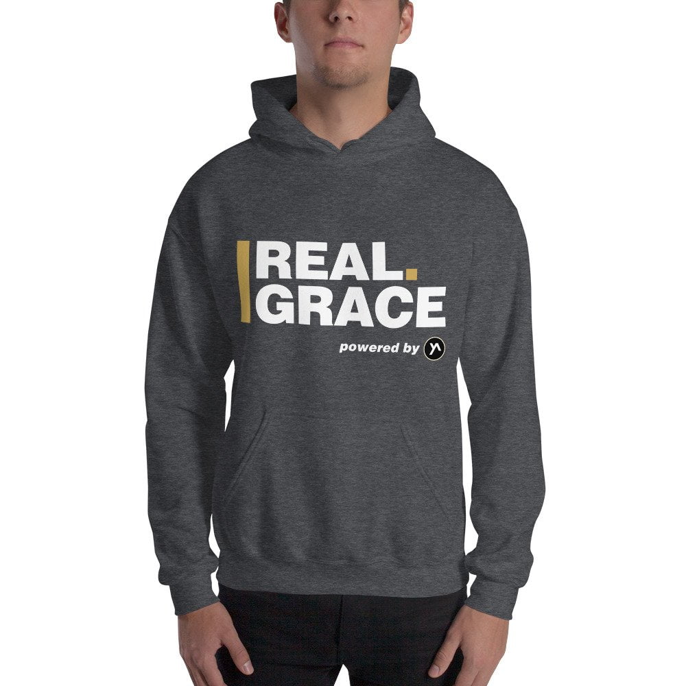 Unisex Hoodie - In Christ Real Grace - Front & Back - Imagen 12