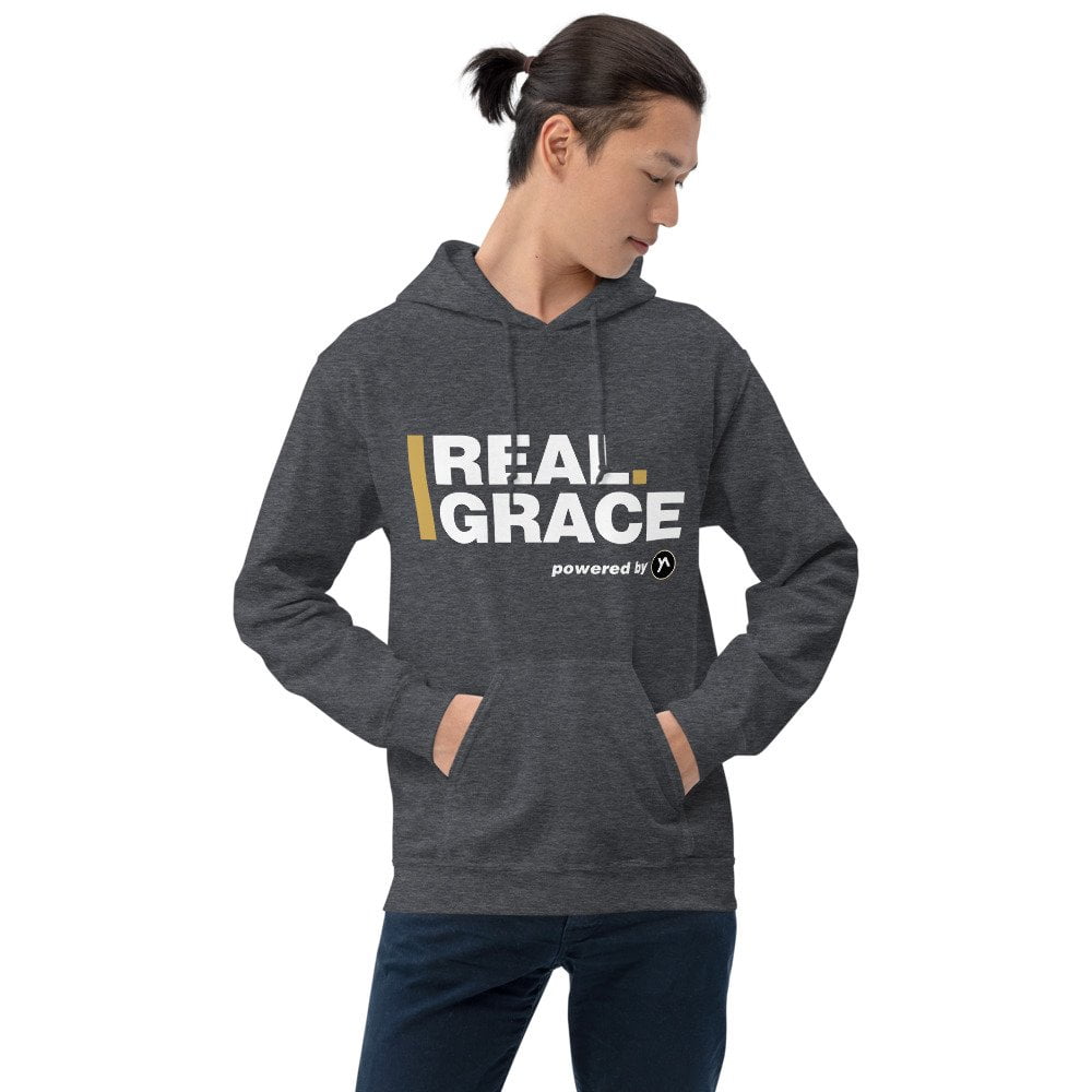 Unisex Hoodie - In Christ Real Grace - Front & Back - Imagen 14