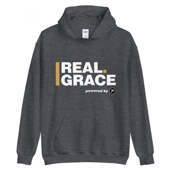 Unisex Hoodie - In Christ Real Grace - Front & Back - Imagen 17
