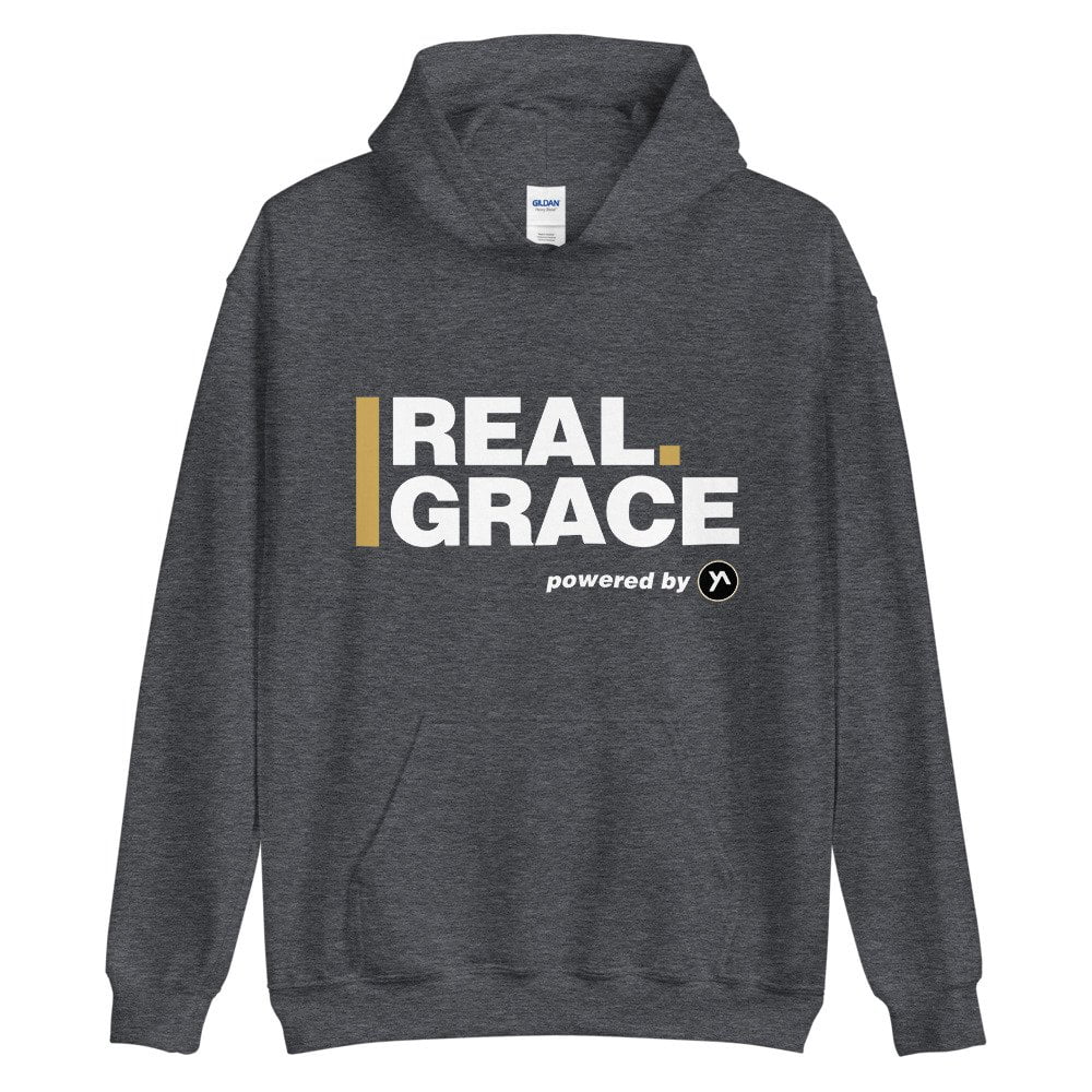 Unisex Hoodie - In Christ Real Grace - Front & Back - Imagen 17