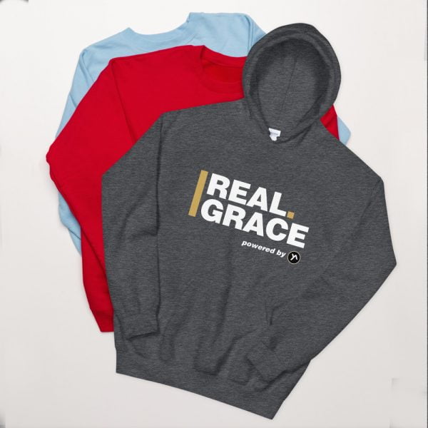 Unisex Hoodie - In Christ Real Grace - Front & Back - Imagen 20