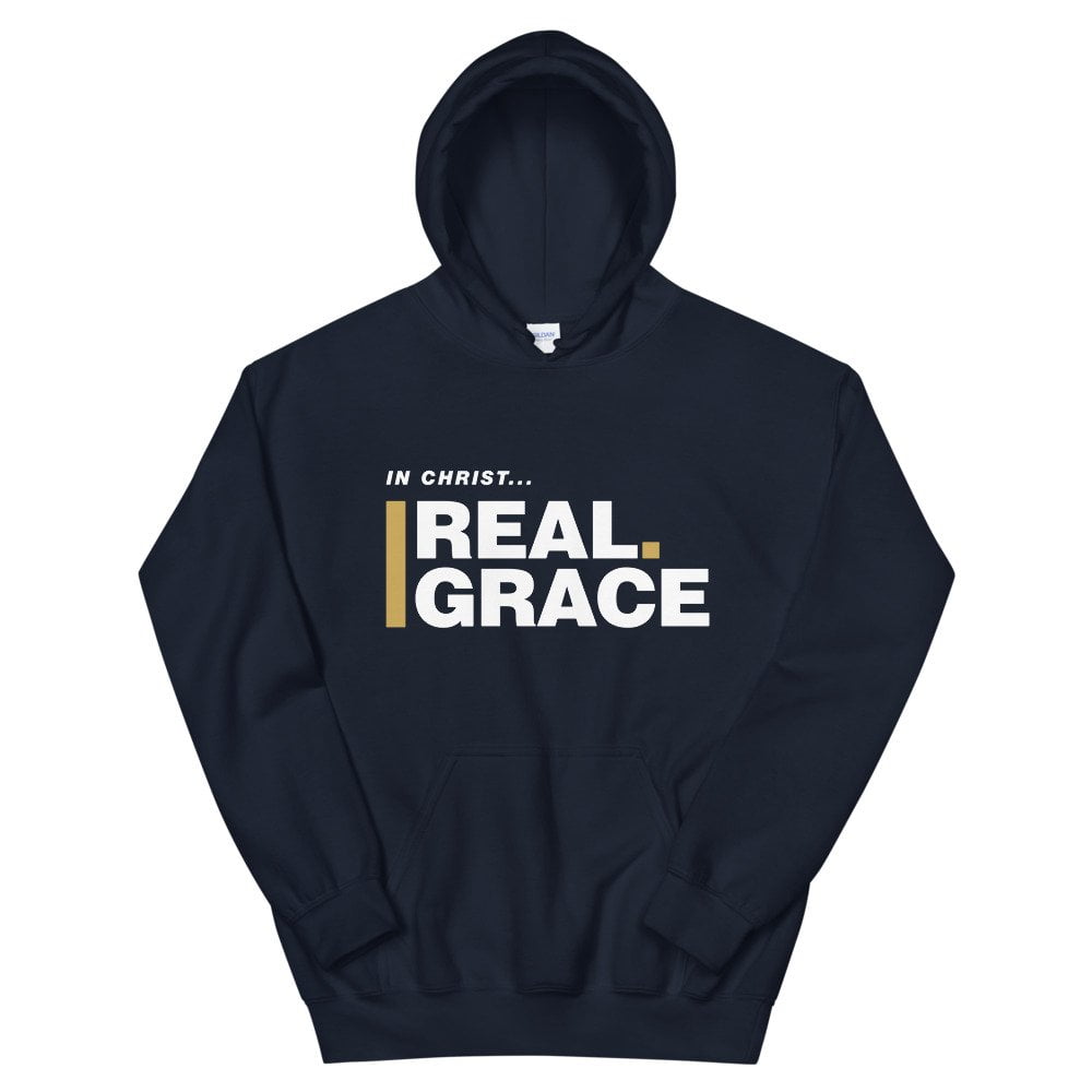 Unisex Hoodie - In Christ Real Grace – Front Only - Afbeelding 22