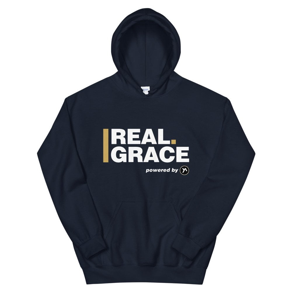 Unisex Hoodie - In Christ Real Grace - Front & Back - Imagen 23
