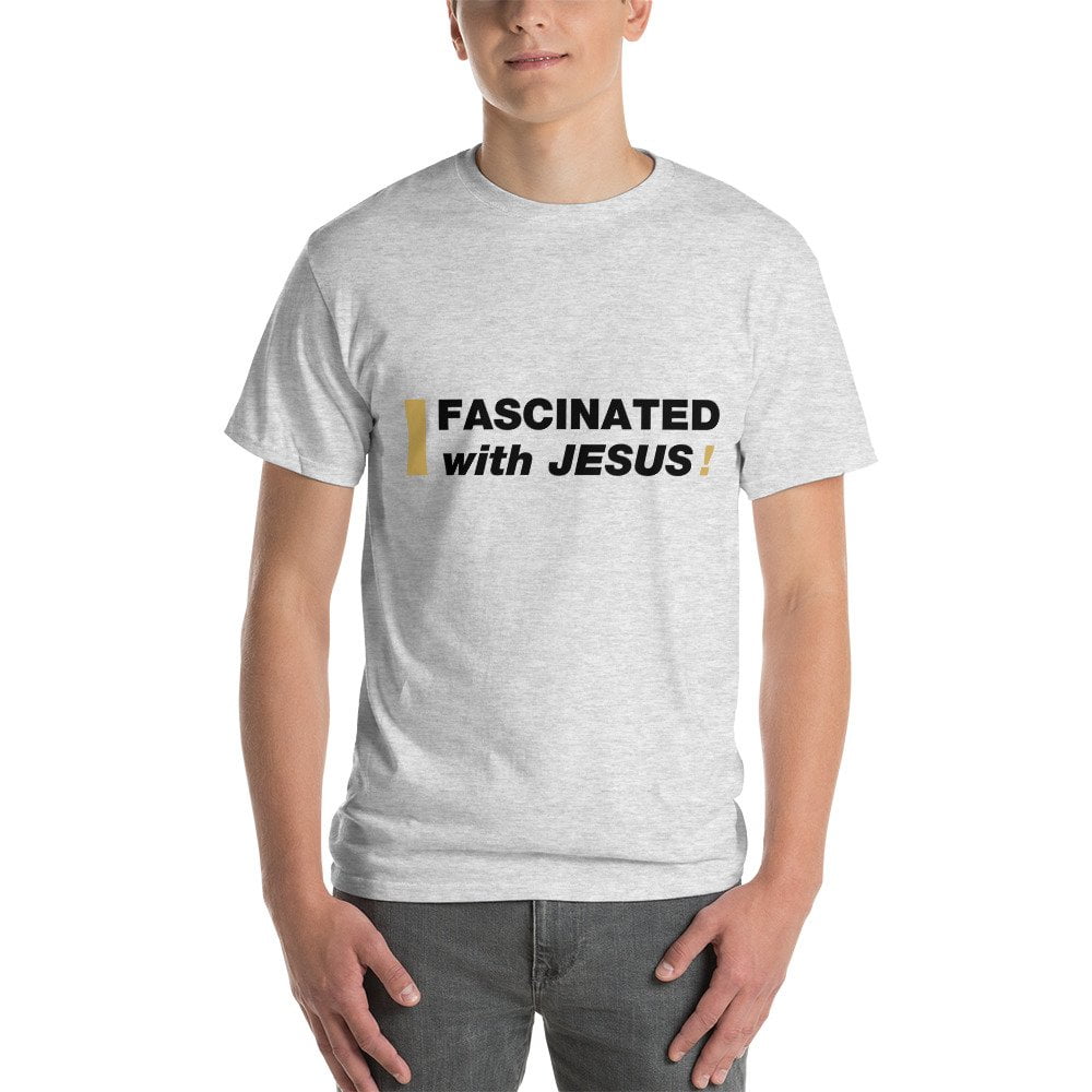 Short Sleeve T-Shirt - Fascinated with Jesus! (light) - Image 2