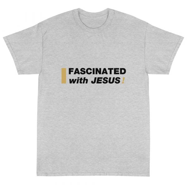 Short Sleeve T-Shirt - Fascinated with Jesus! (light) - obrazek 3