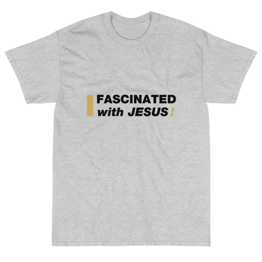 Short Sleeve T-Shirt - Fascinated with Jesus! (light) - Image 4