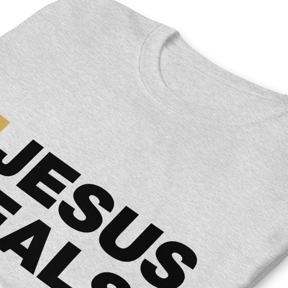Short Sleeve T-Shirt - Jesus Heals! (light) - Image 12
