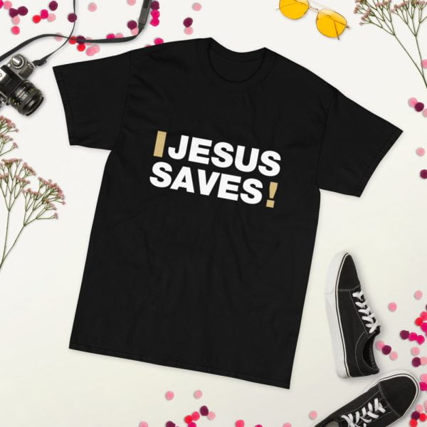 Short Sleeve T-Shirt - Jesus Saves! - Image 9