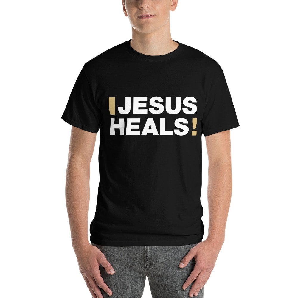Short Sleeve T-Shirt - Jesus Heals! - Image 2