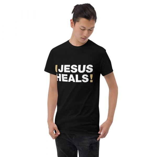 Short Sleeve T-Shirt - Jesus Heals! - Image 4