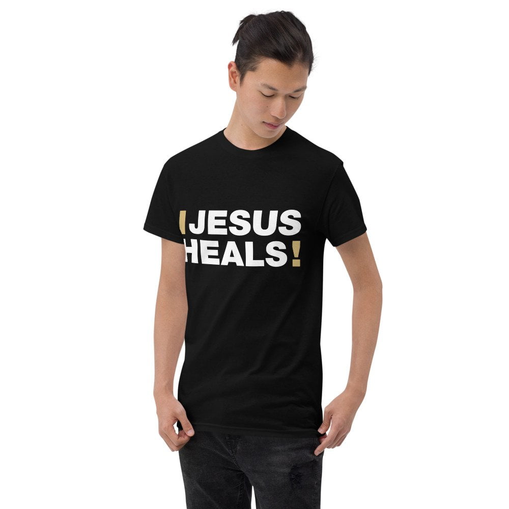 Short Sleeve T-Shirt - Jesus Heals! - Image 4