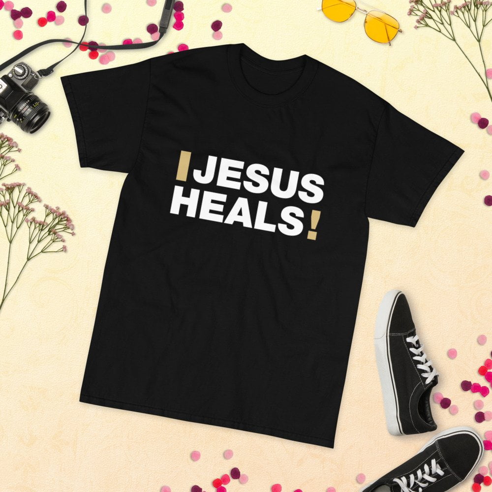 Short Sleeve T-Shirt - Jesus Heals! - Image 6