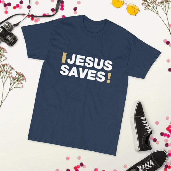 Short Sleeve T-Shirt - Jesus Saves! - Image 13
